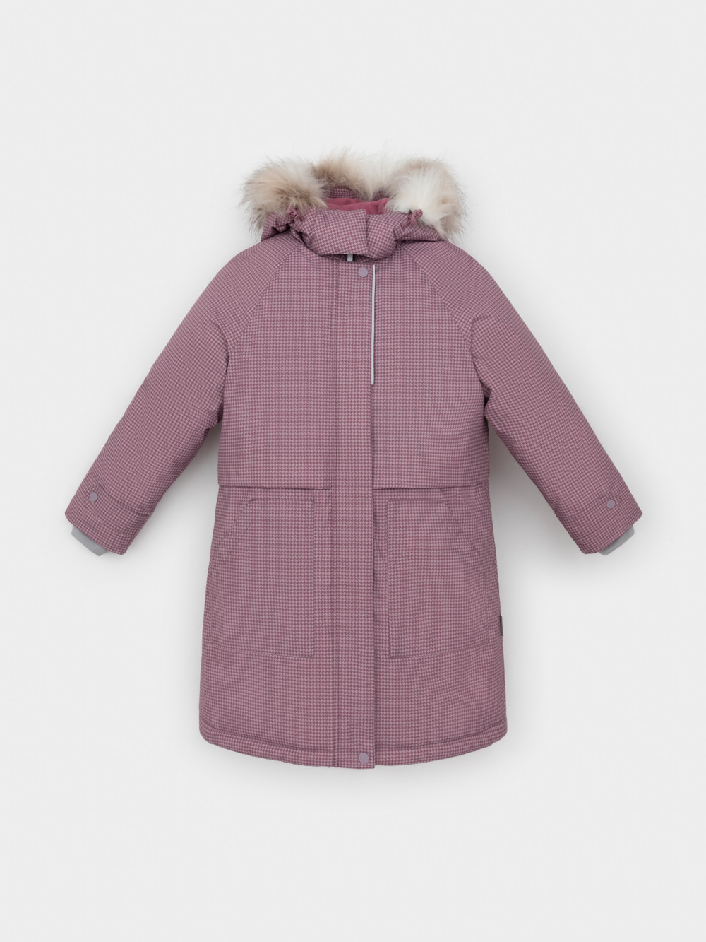 Куртка для девочки, артикул: ВК 38124/н/1 ГР, цвет: розовый