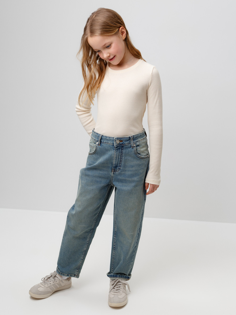 Джемпер для девочки, артикул: КР 302673-1, цвет: голубой