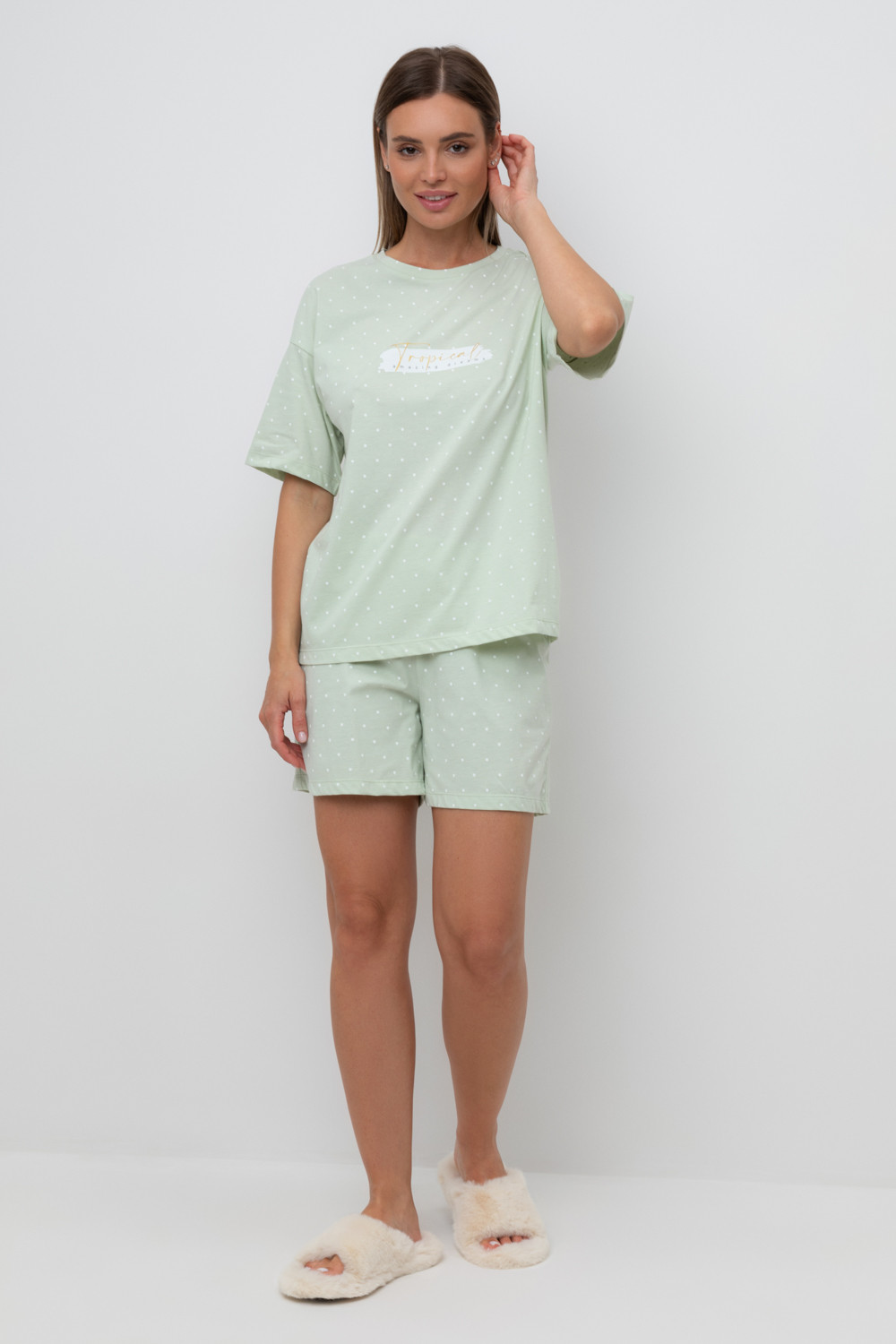 Комплекты для дома для мам, артикул: Е 20143, цвет: зеленый