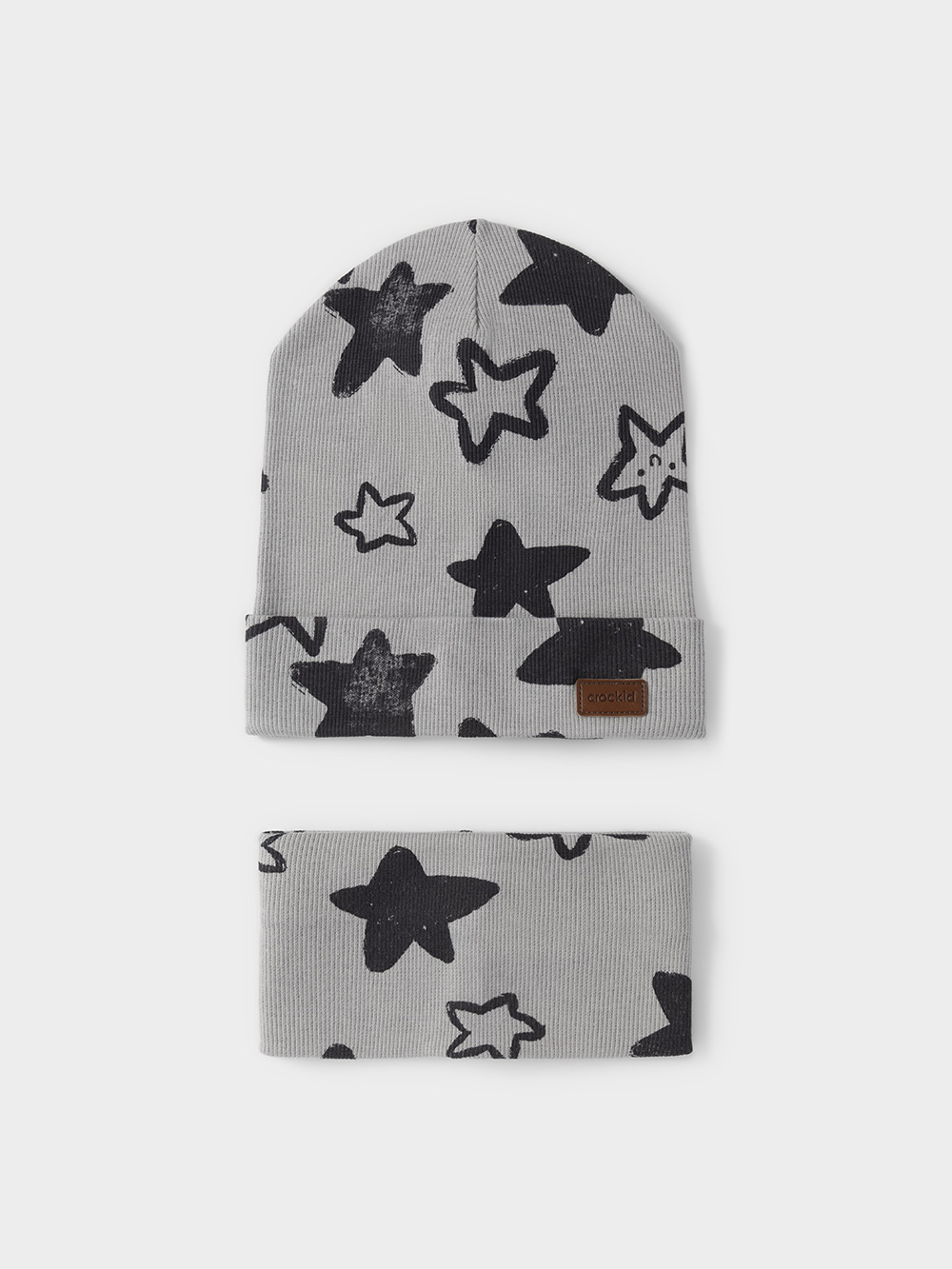 Шапка для мальчика, артикул: К 8171, цвет: серый