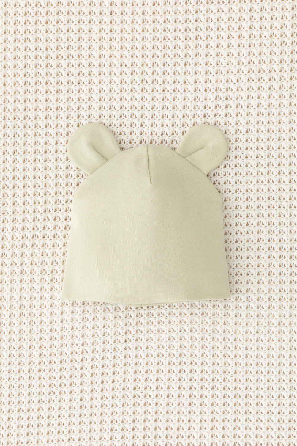 Шапочка ясельная для новорожденных, артикул: К 8124, цвет: зеленый