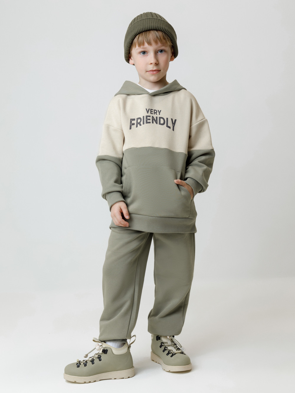 Брюки для мальчика, артикул: КР 400889, цвет: хаки