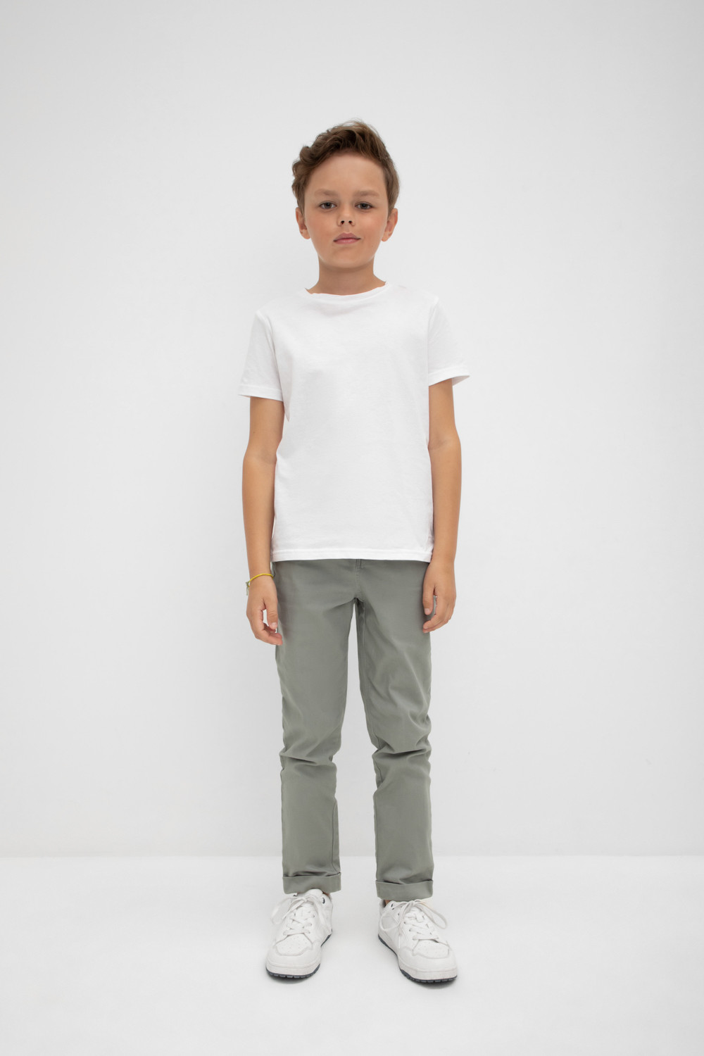 Брюки для мальчика, артикул: ТК 46141, цвет: зеленый