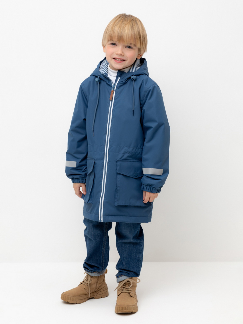 Куртки для мальчика, артикул: ВК 30147/1 УЗГ, цвет: темно-синий