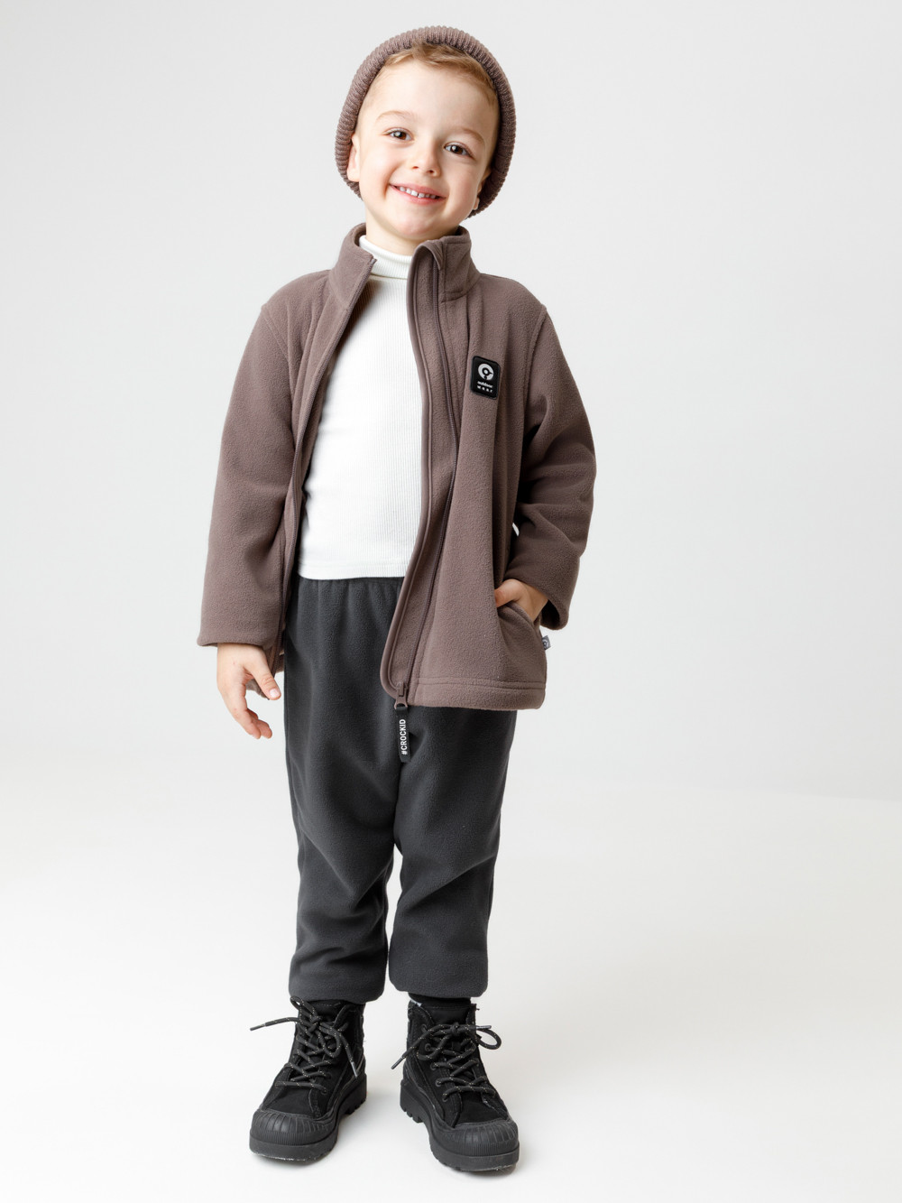 Брюки для девочки, артикул: ФЛ 40006-1/7 ГР, цвет: темно-серый