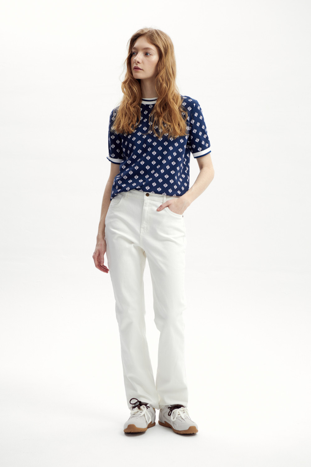 Футболки женские для мам, артикул: ЕВТ 3220, цвет: темно-синий