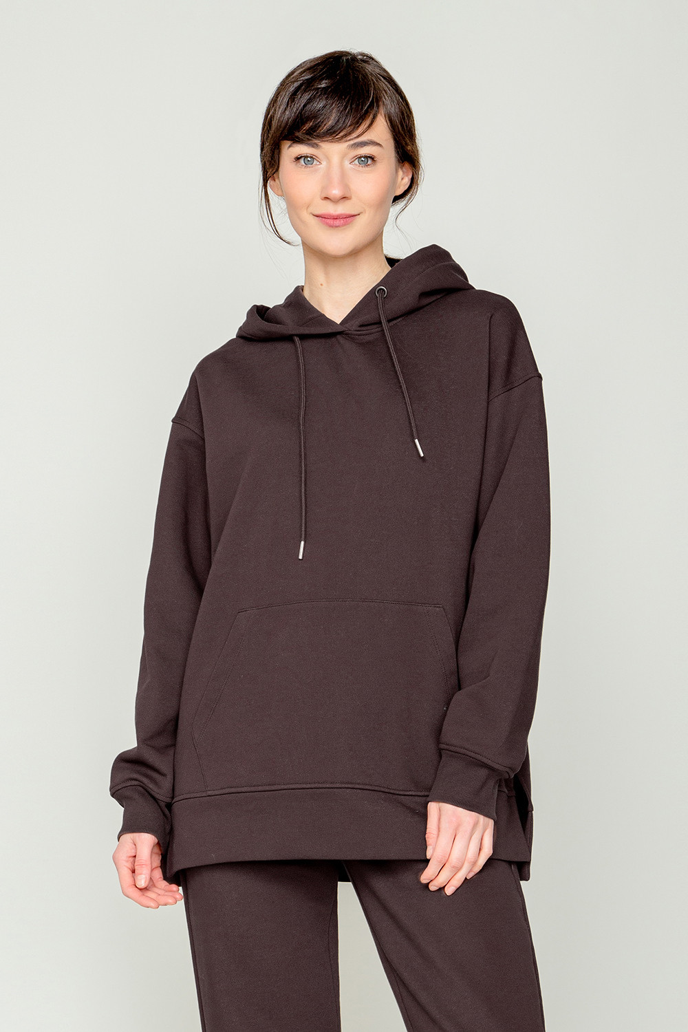 Толстовки женские для мам, артикул: ЕВТ 3119/24, цвет: коричневый
