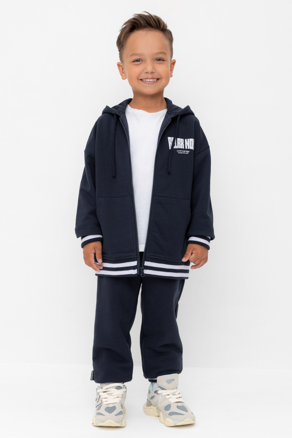 Брюки для мальчика, артикул: КР 400784-1, цвет: темно-синий