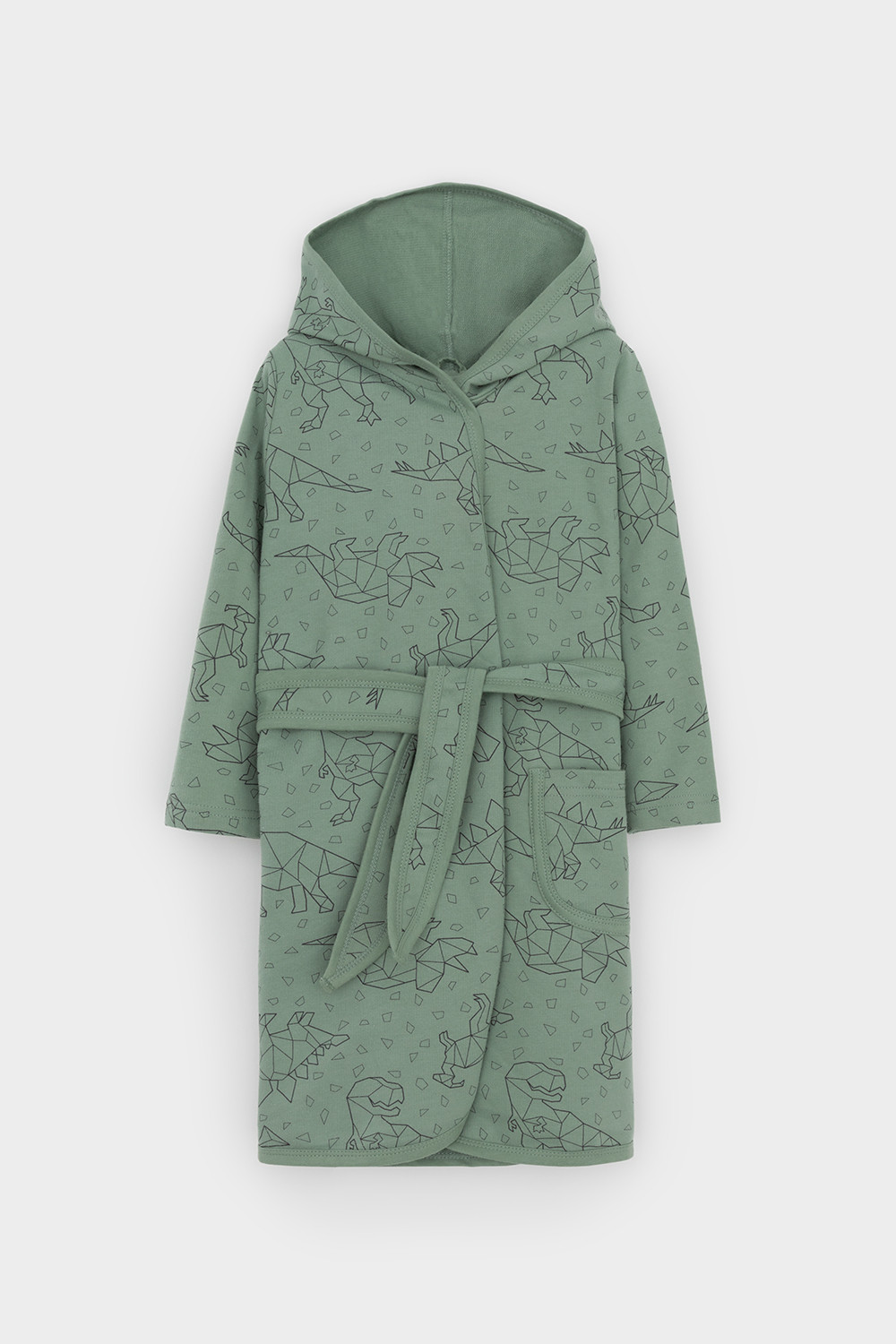 Халат для мальчика, артикул: К 5763-1, цвет: зеленый