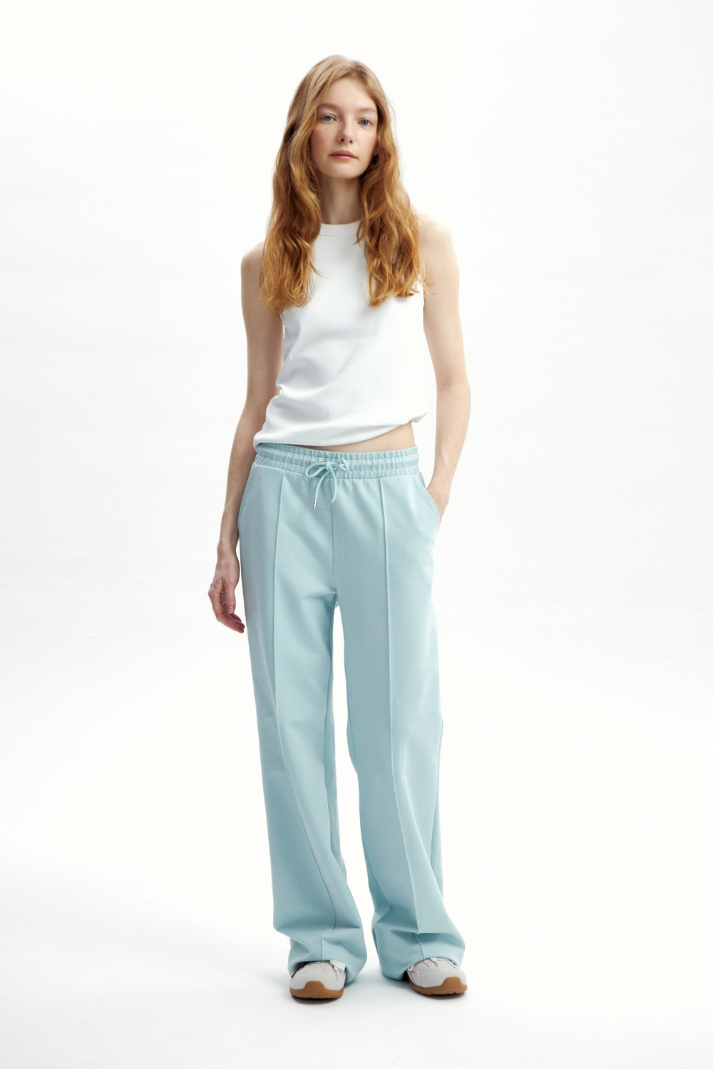 Брюки женские для мам, артикул: ЕВТ 4153, цвет: минт