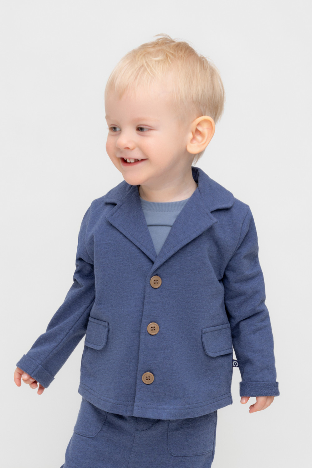 Жакет для мальчика, артикул: КР 302610, цвет: синий