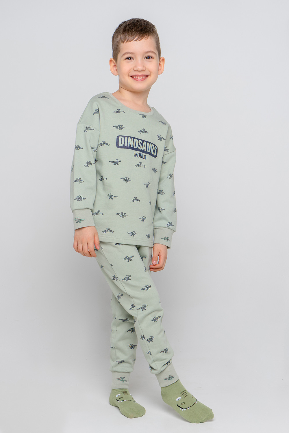 Пижама для мальчика, артикул: К 1581/24, цвет: хаки