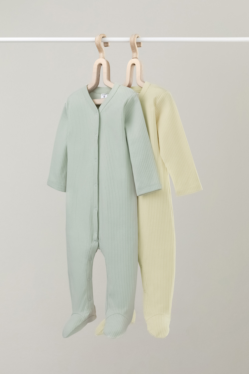 Комбинезон для новорожденных, артикул: К 6523-2уп, цвет: зеленый