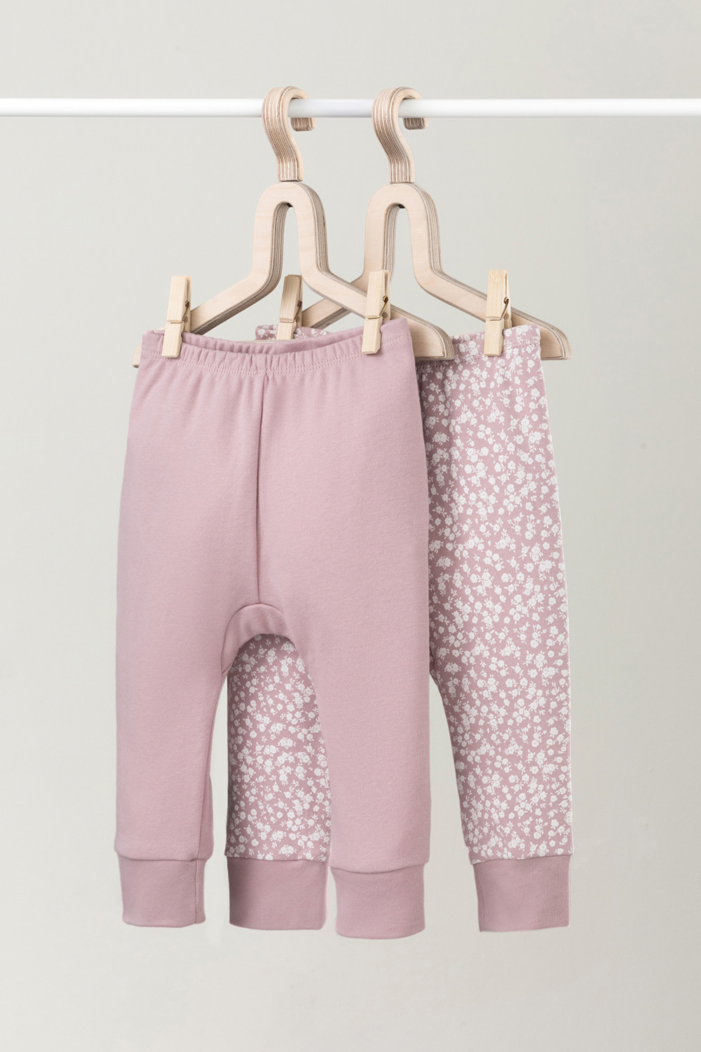 Брюки для новорожденных, артикул: К 4718-2уп, цвет: розовый