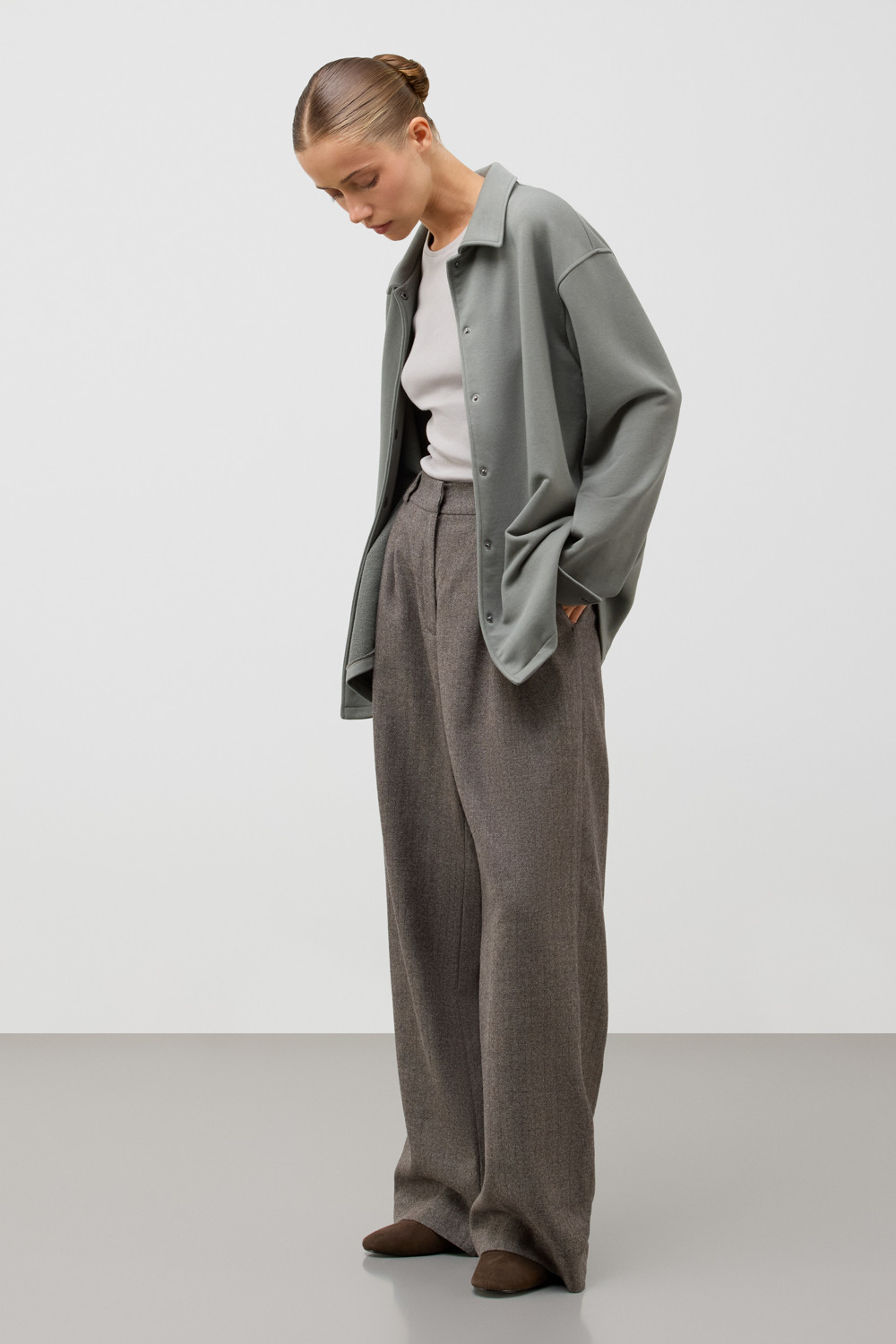 Жакеты, куртки женские для мам, артикул: ЕВТ 3337, цвет: зеленый