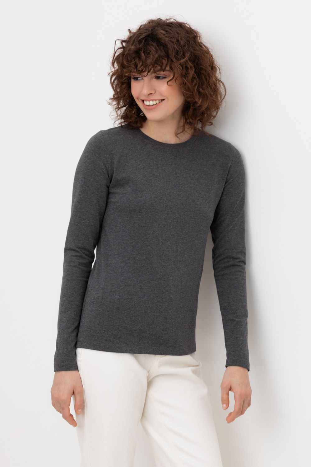 Джемперы женские для мам, артикул: ЕВТ 3263, цвет: темно-серый