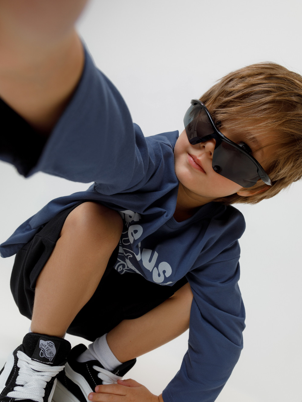 Лонгсливы для мальчика, артикул: МП 302892, цвет: синий