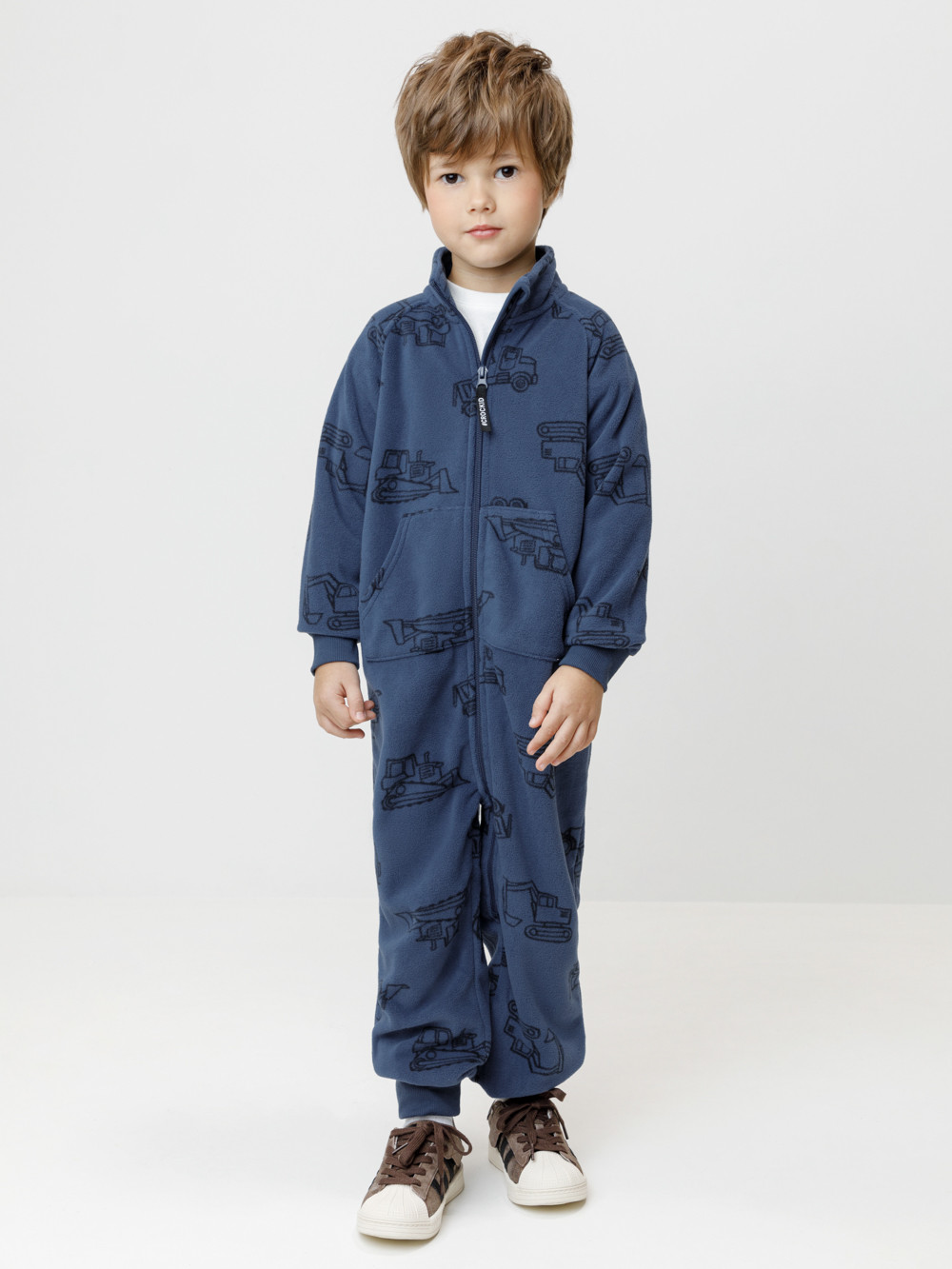 Комбинезон для мальчика, артикул: ФЛ 60005/н/9 ГР, цвет: синий