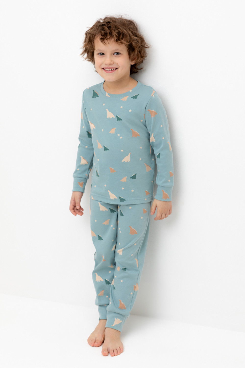 Пижама для мальчика, артикул: К 1552, цвет: голубой