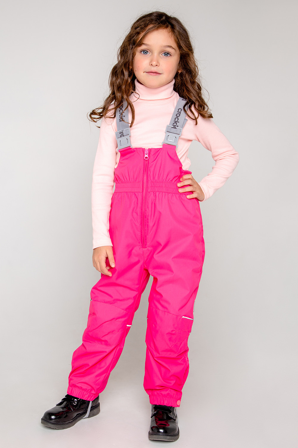 Брюки утепленные для девочки, артикул: ВК 46016/21 ГР, цвет: красный