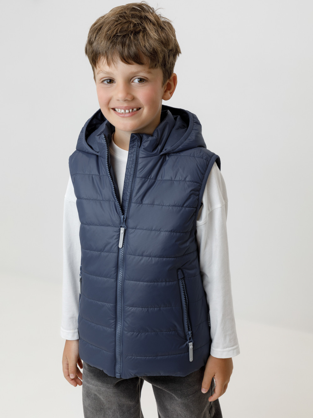 Жилеты для мальчика, артикул: ВК 35021/1 ГР, цвет: синий