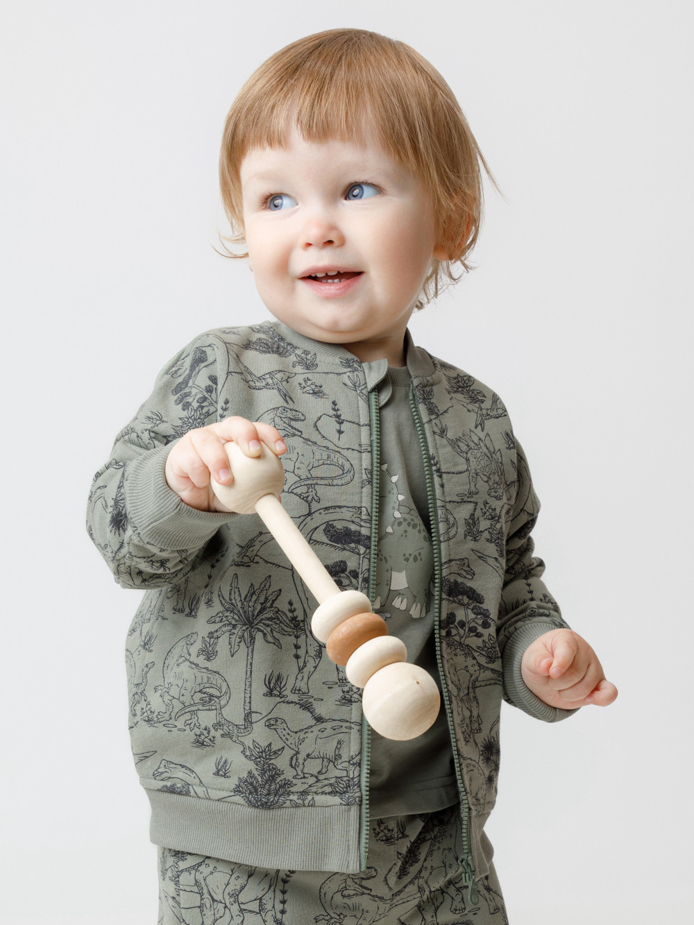 Жакет для мальчика, артикул: КР 302777, цвет: хаки