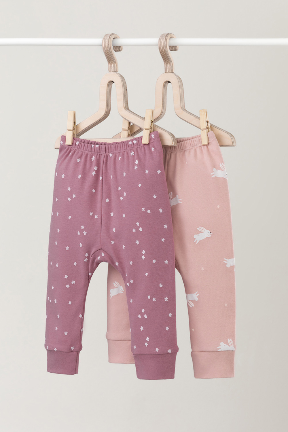 Брюки для новорожденных, артикул: К 4718-2уп, цвет: розовый