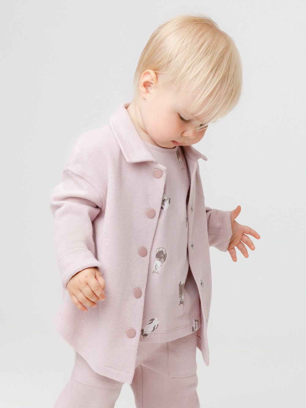 Рубашка для девочки, артикул: КР 302812, цвет: розовый