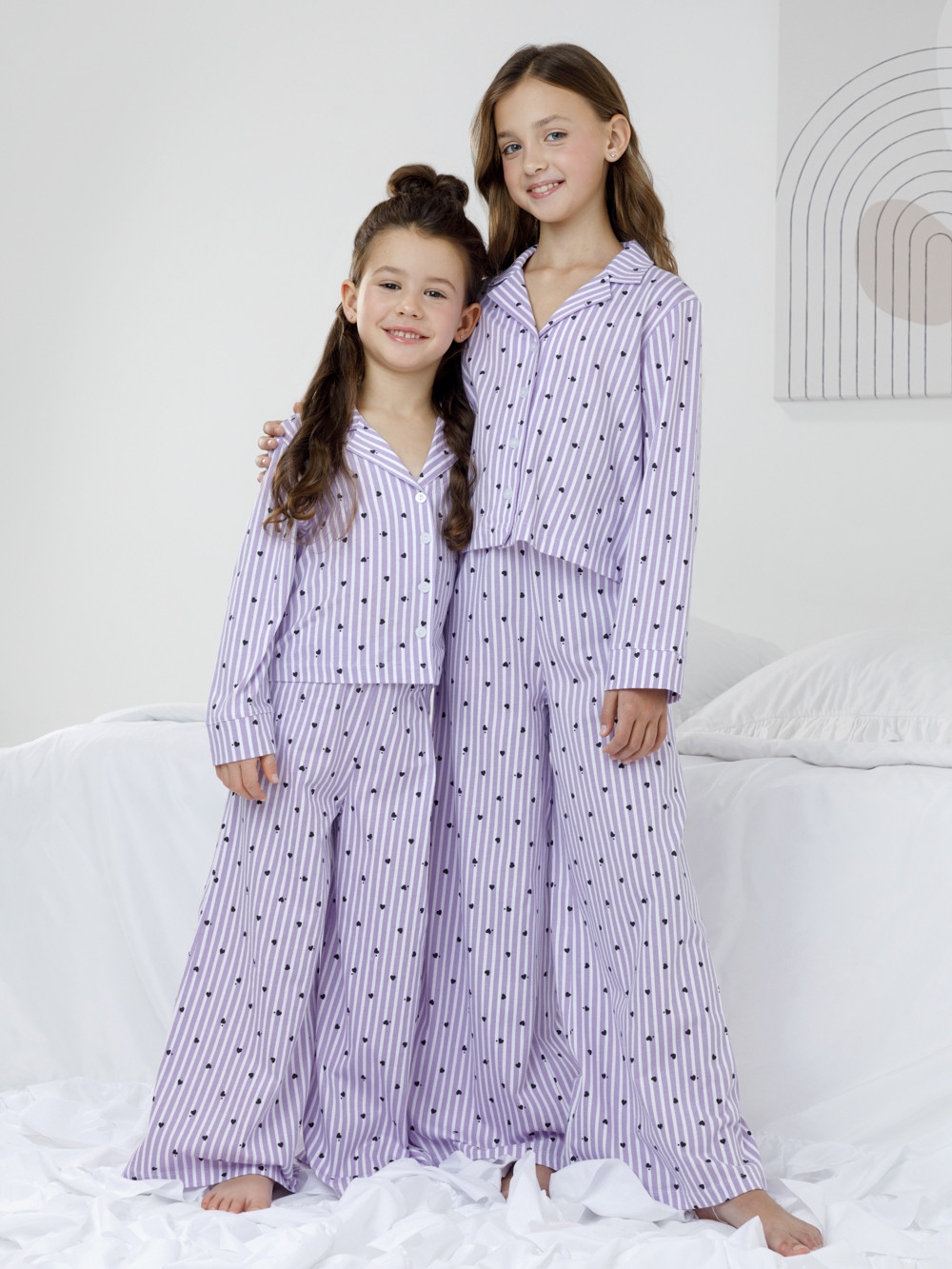 Пижама для девочки, артикул: МП 1668, цвет: фиолетовый