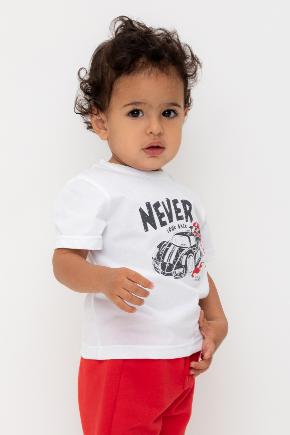 Футболка для мальчика, артикул: КР 302719, цвет: белый