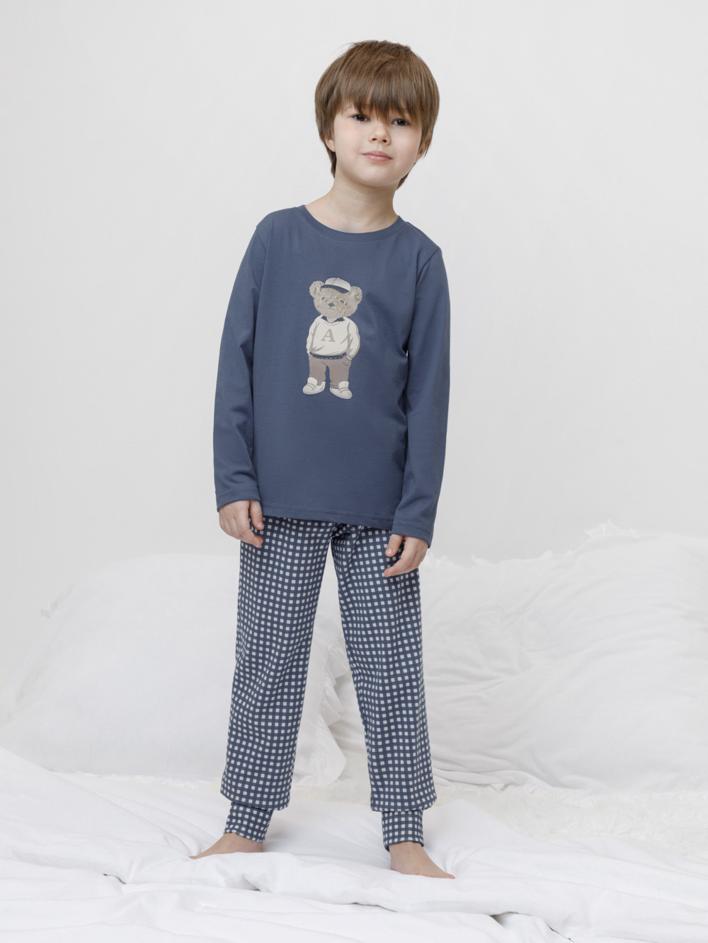 Пижама для мальчика, артикул: К 1606, цвет: синий