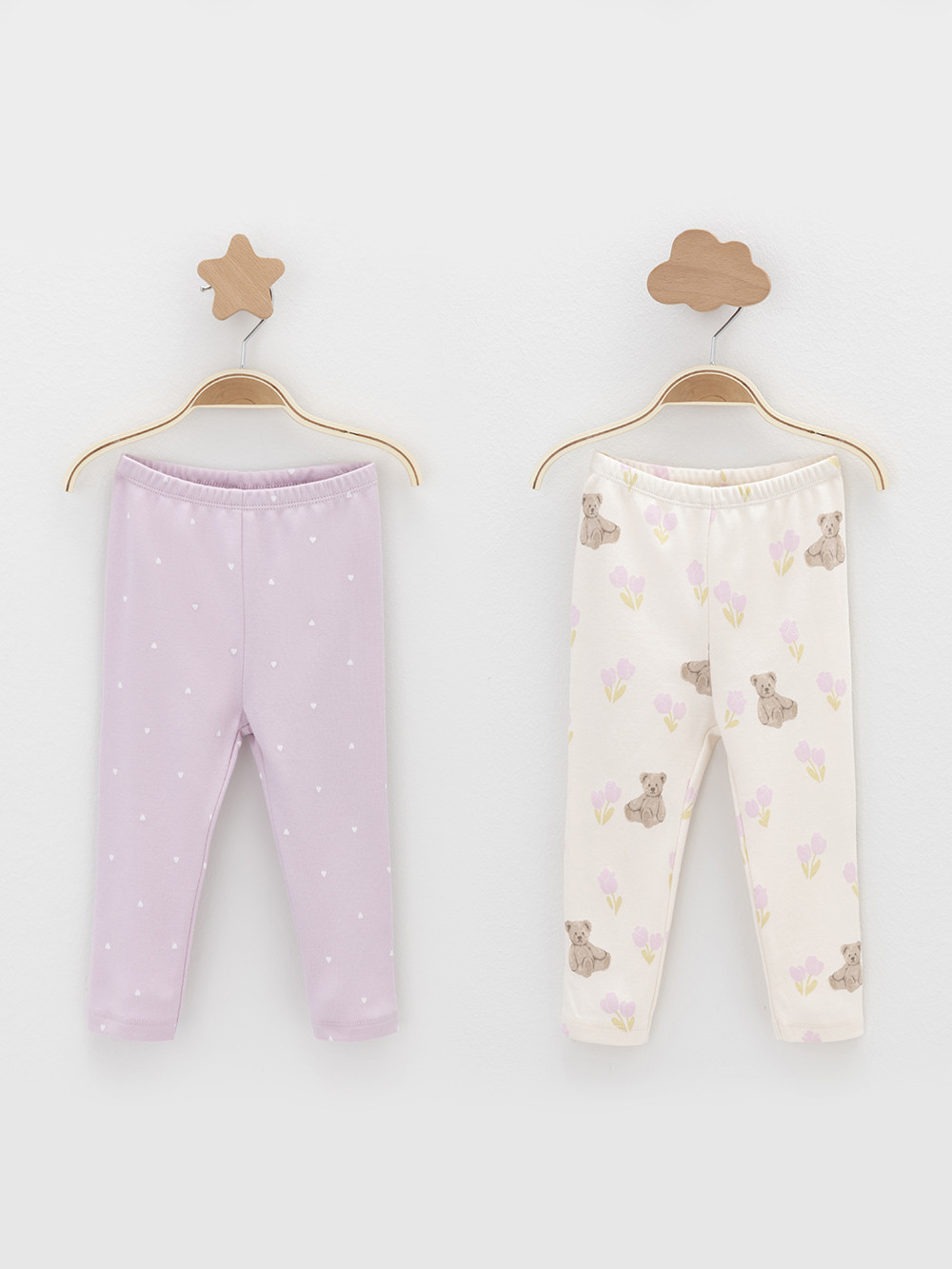 Брюки для новорожденных, артикул: К 400785-2уп, цвет: светло-розовый