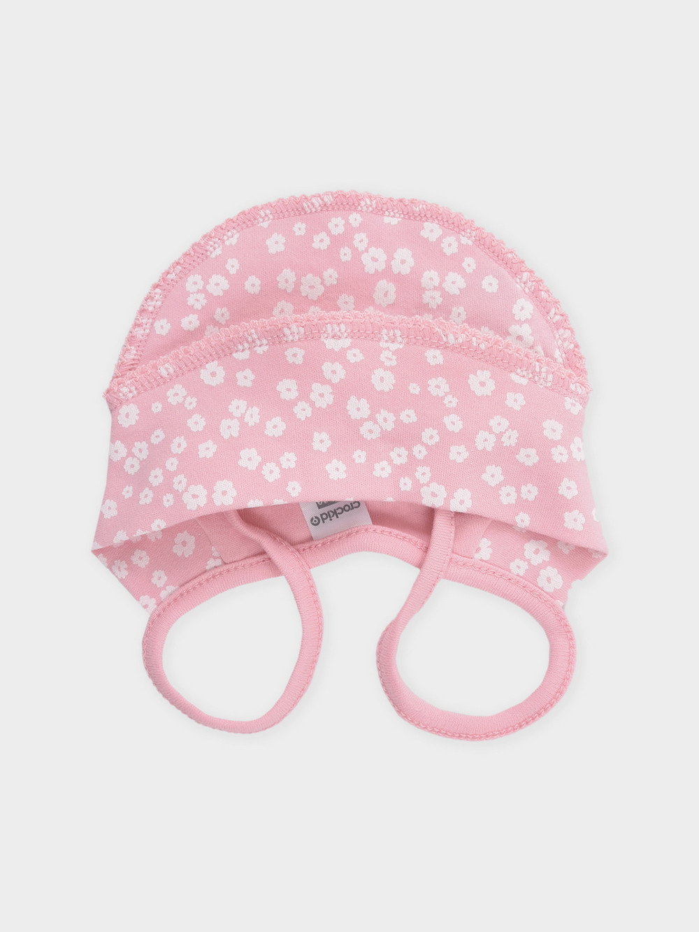 Шапочка ясельная для новорожденных, артикул: К 8176, цвет: розовый