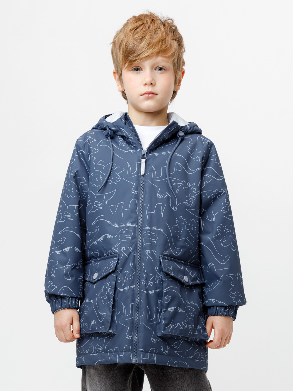 Куртки для мальчика, артикул: ВК 30162/н/1 УЗГ, цвет: синий