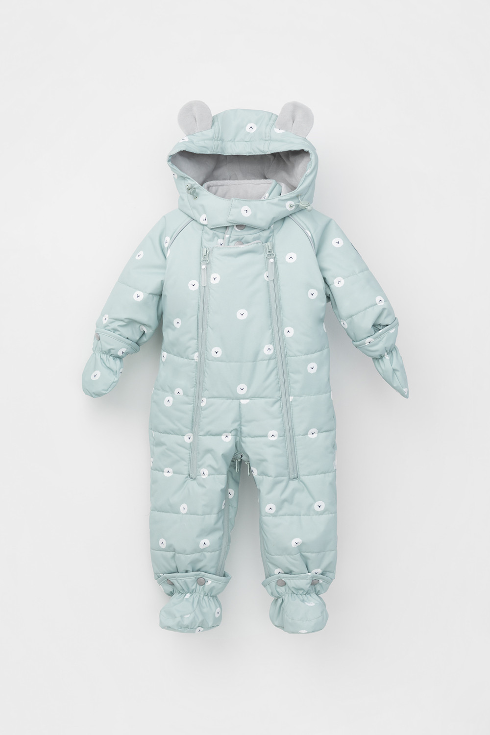 Комбинезоны утепленные для девочки, артикул: ВК 60094/н/1 УЗГ, цвет: голубой