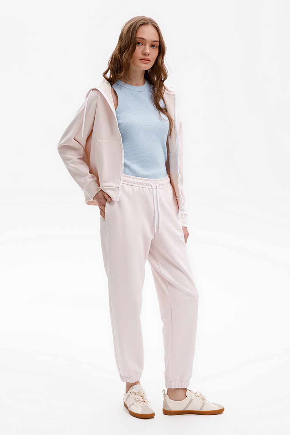 Брюки женские для мам, артикул: ЕВТ 4097, цвет: розовый