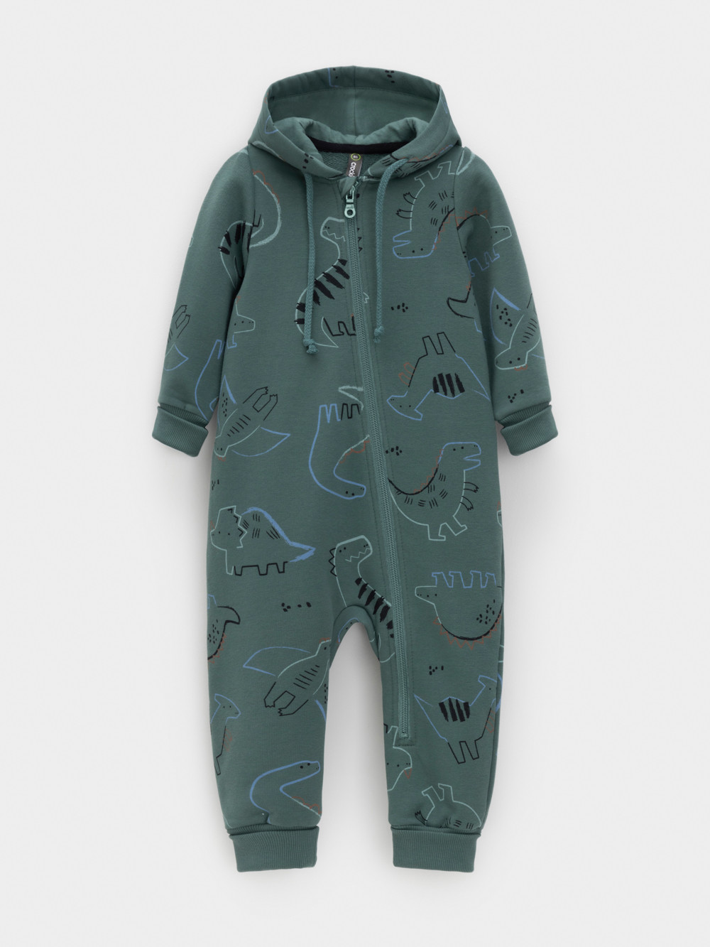 Комбинезон для мальчика, артикул: КР 6552, цвет: зеленый