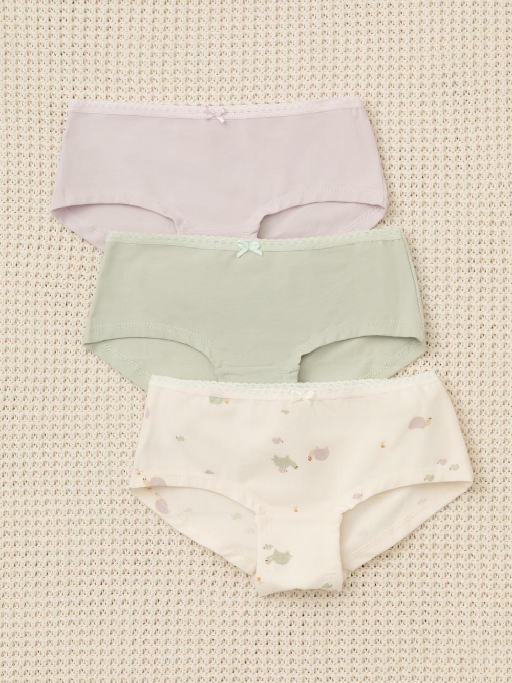 Трусы для девочки, артикул: К 1964-3уп, цвет: фиолетовый