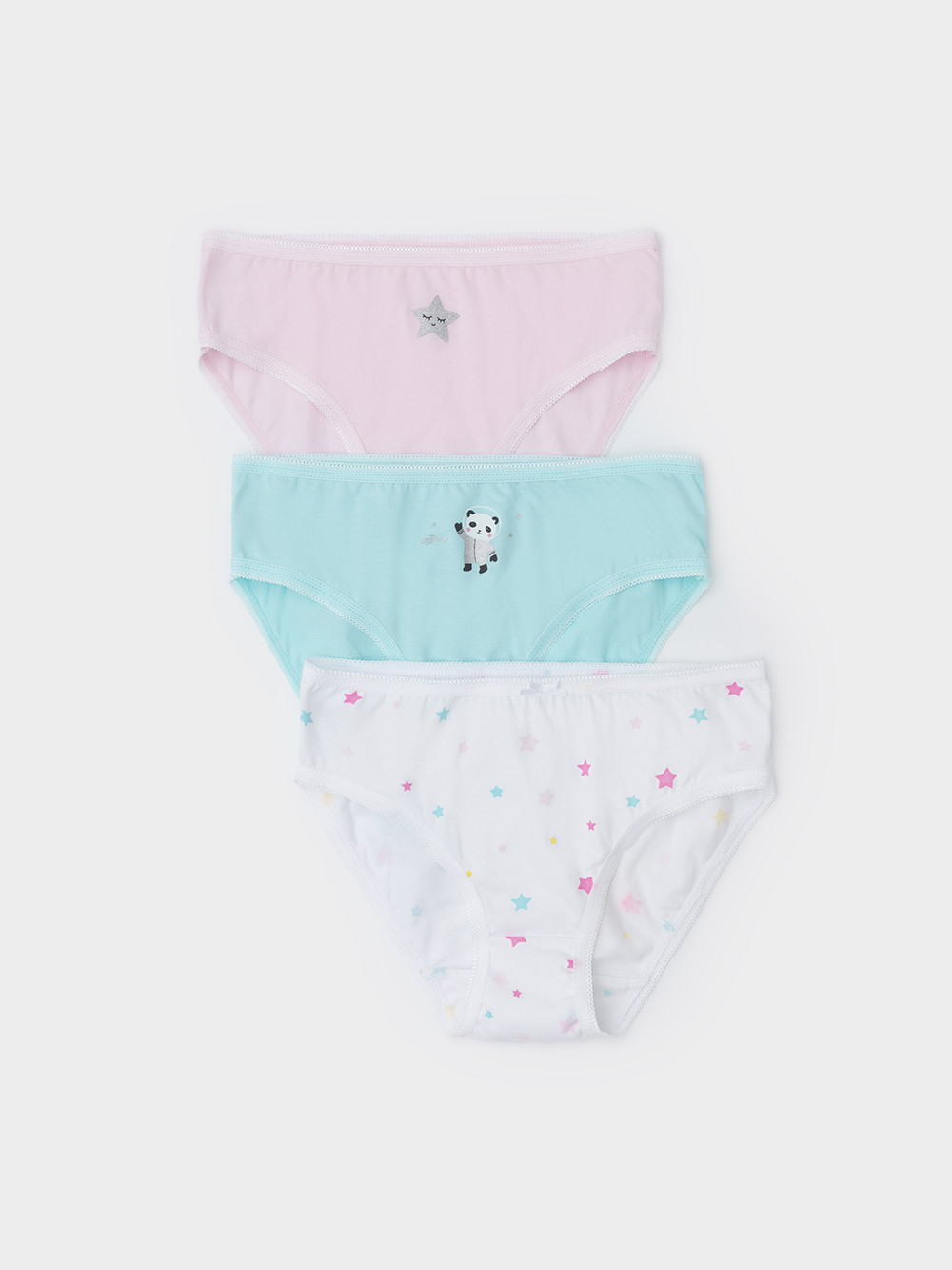 Трусы для девочки, артикул: К 1931-3уп, цвет: минт