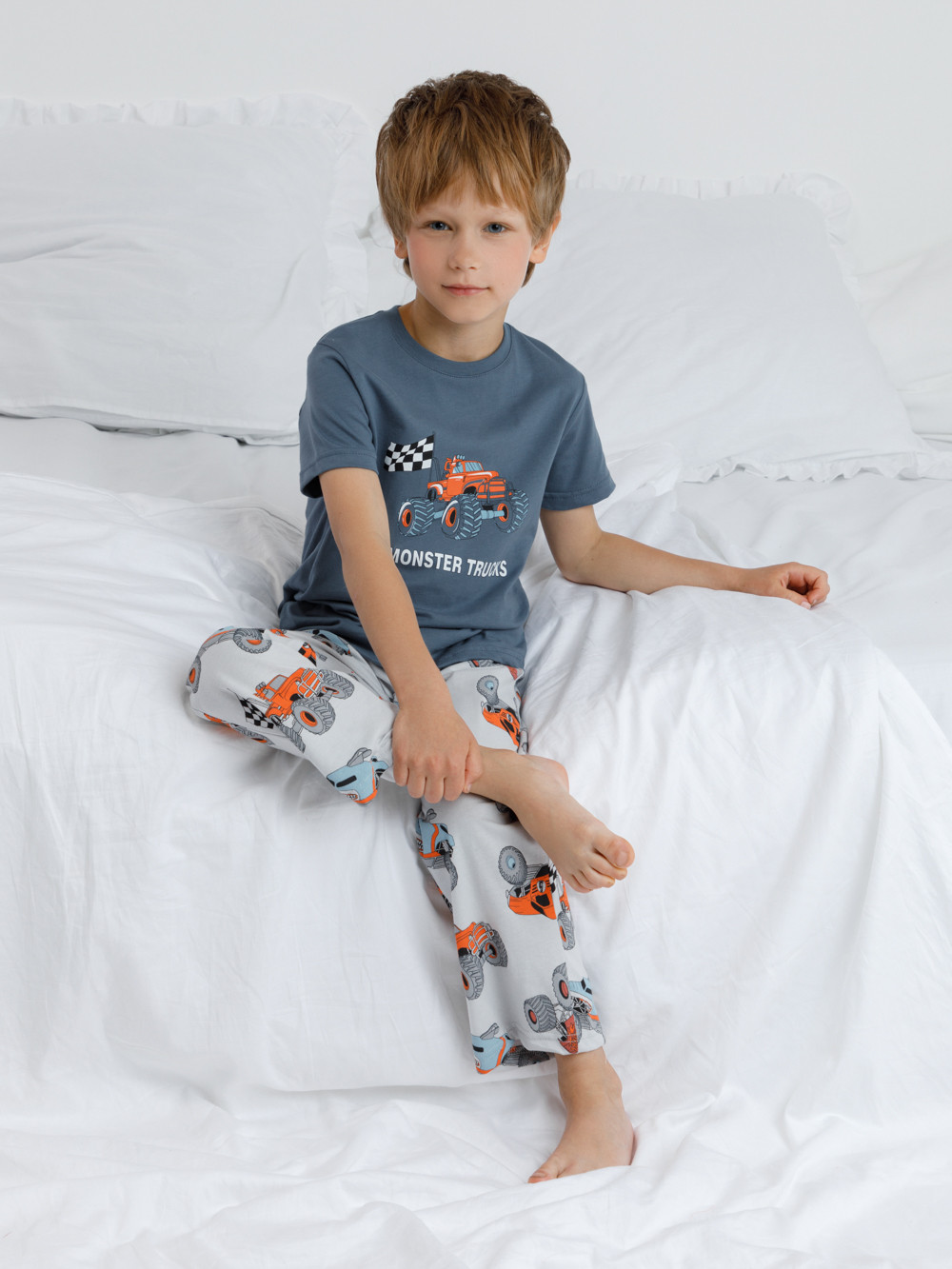 Пижама для мальчика, артикул: К 1599, цвет: синий