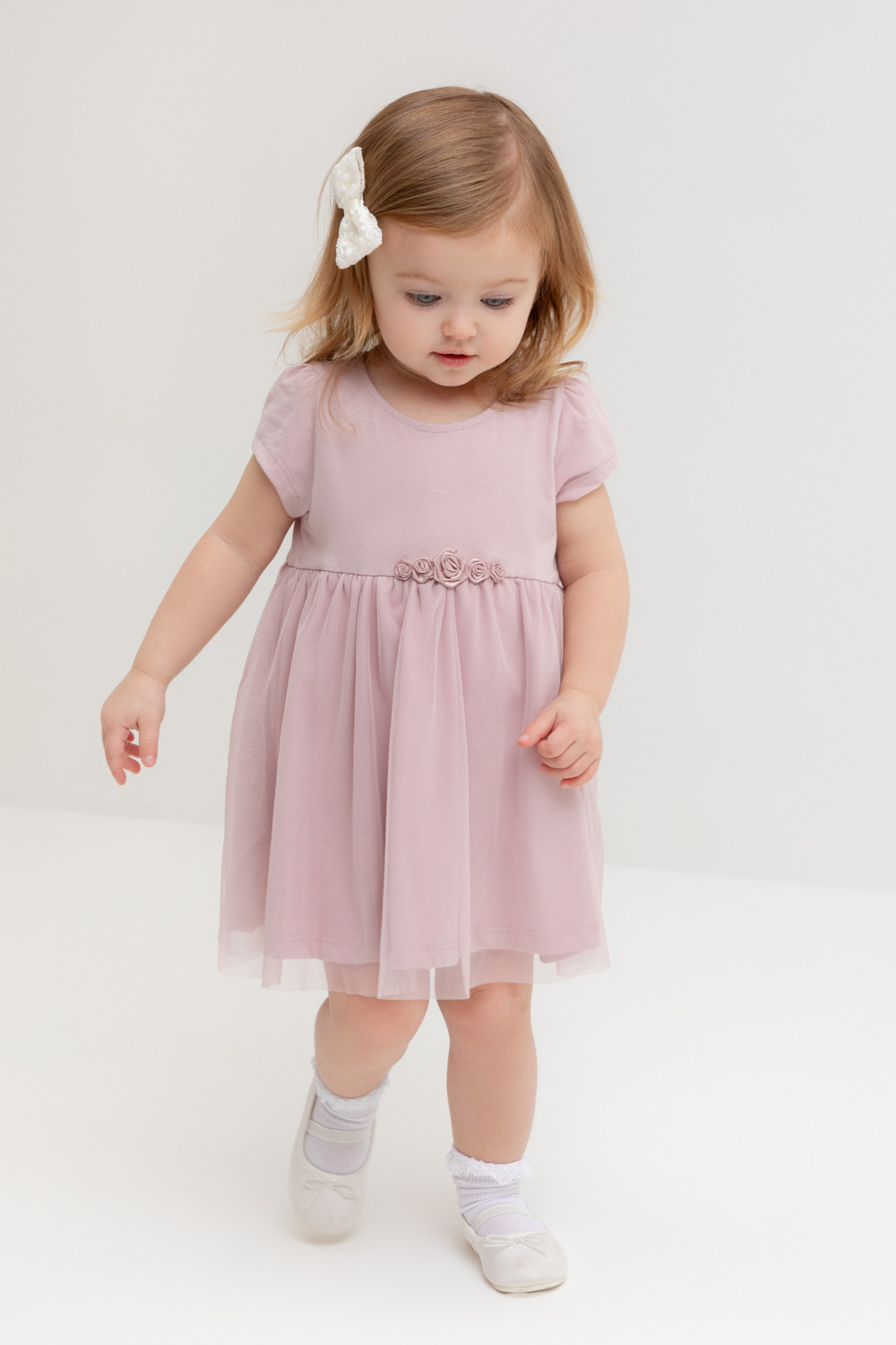 Платье для девочки, артикул: К 5858, цвет: розовый