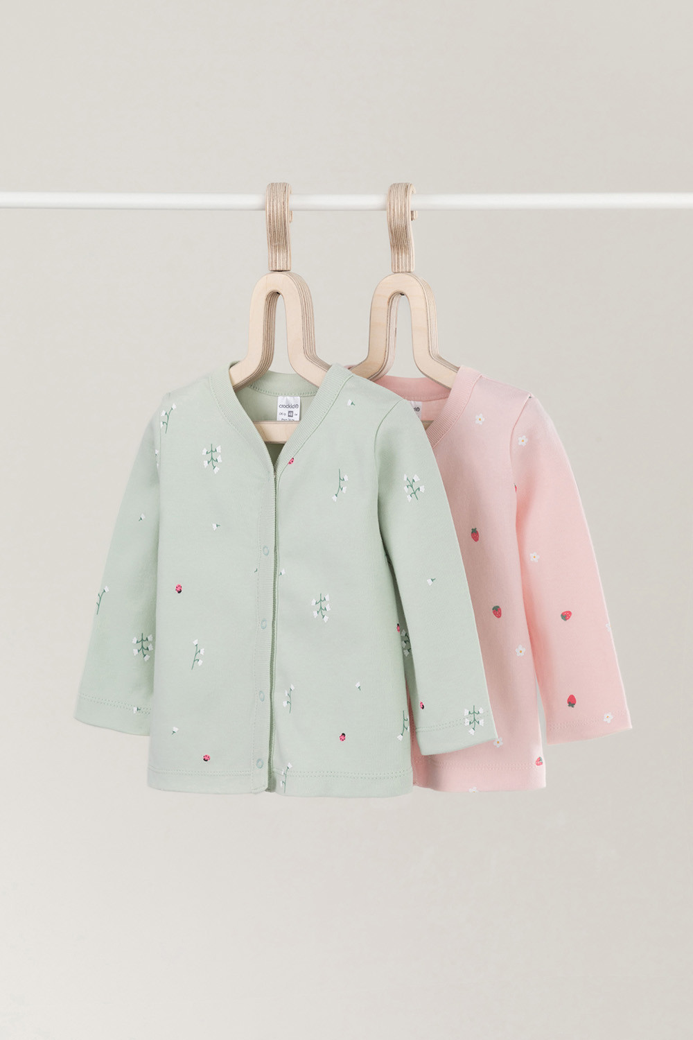 Кофточка для новорожденных, артикул: К 300450-2уп, цвет: зеленый