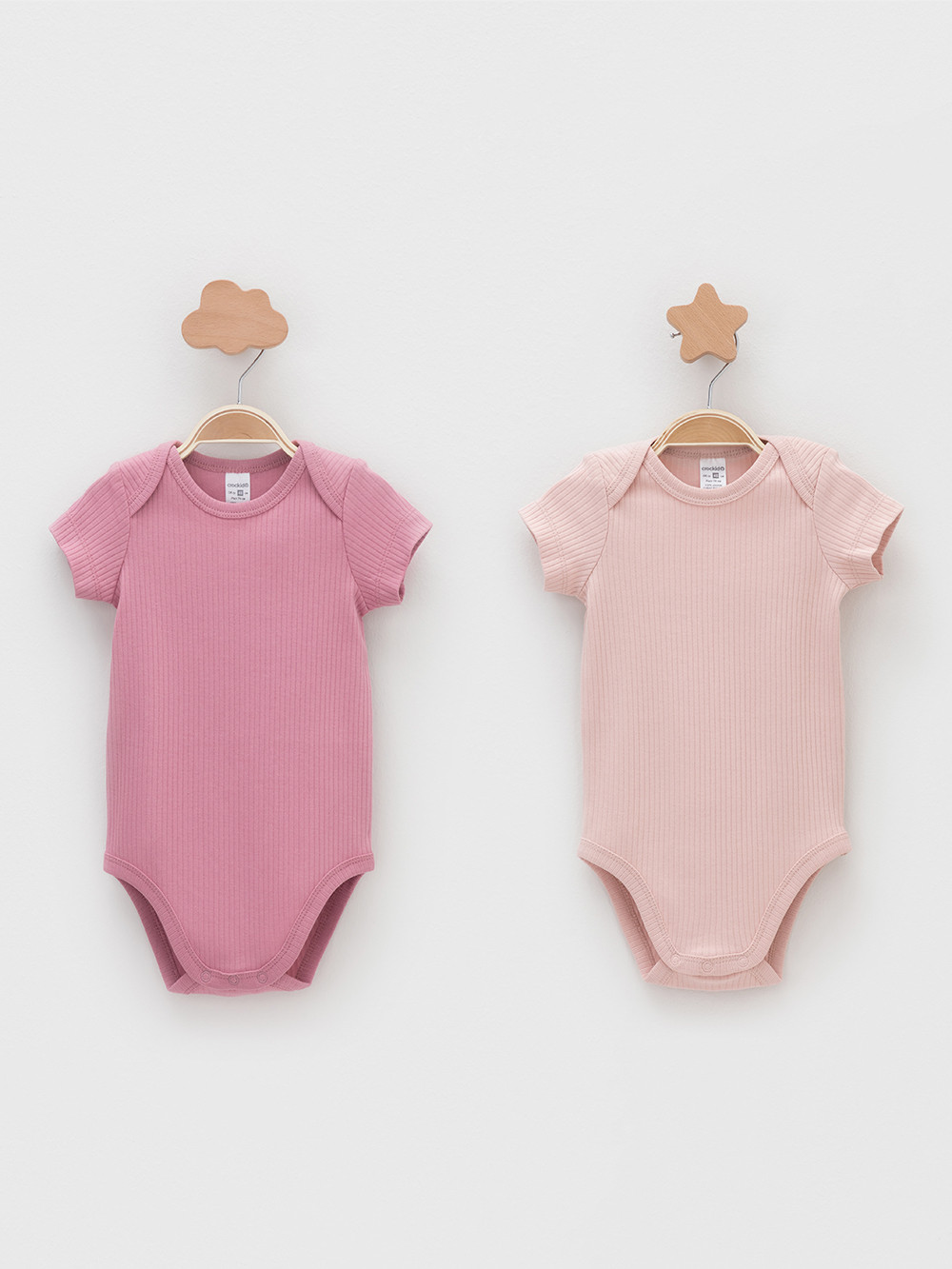Боди для новорожденных, артикул: К 6525-2уп, цвет: розовый