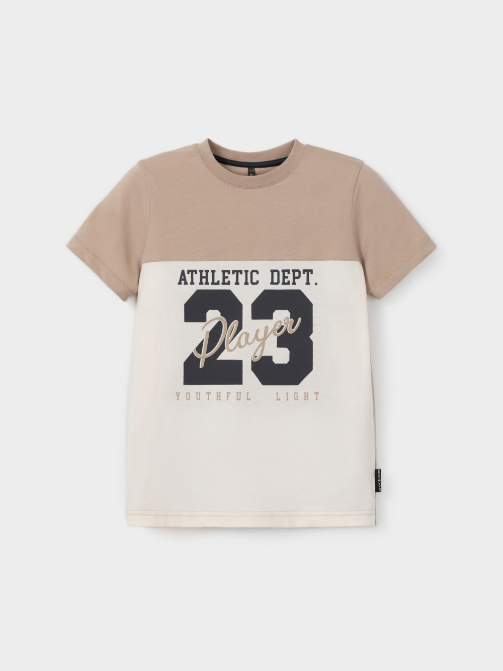 Футболка для мальчика, артикул: КР 302984-1, цвет: бежевый