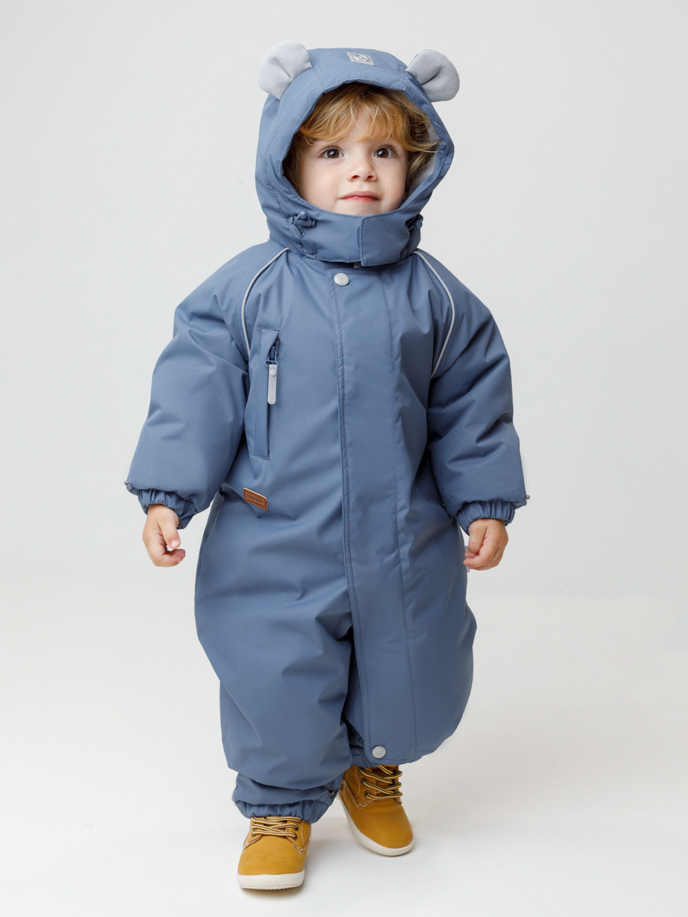Комбинезоны утепленные для мальчика, артикул: ВК 60118/5 ГР, цвет: синий