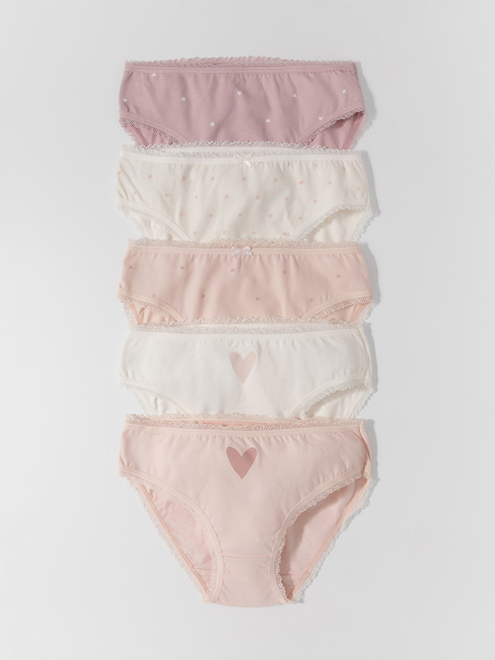 Трусы для девочки, артикул: МП 1931-5уп, цвет: розовый