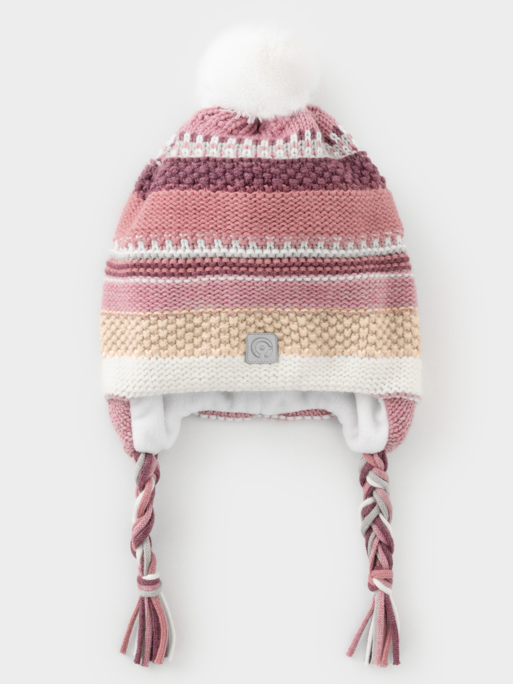 Шапка для девочки, артикул: КВ 20334/24/ш, цвет: розовый