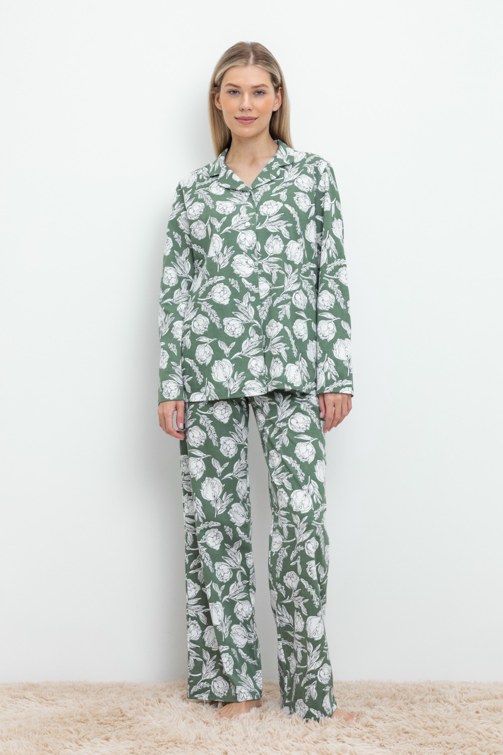 Комплекты для дома для мам, артикул: Е 20124, цвет: зеленый