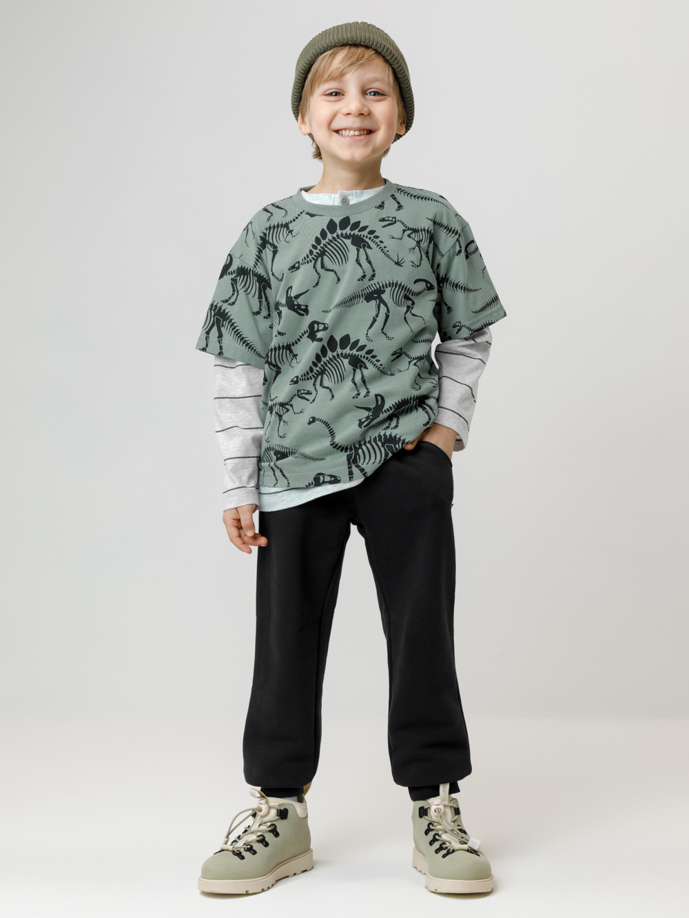 Брюки для мальчика, артикул: КР 400603, цвет: черный3