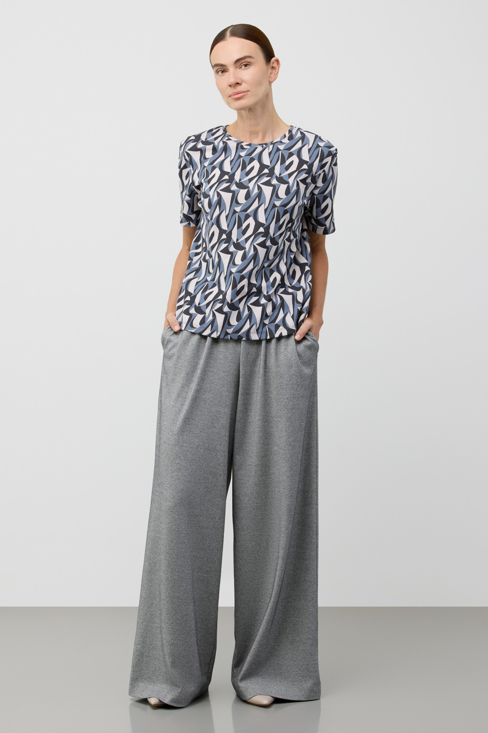 Футболки женские для мам, артикул: ЕВТ 3216, цвет: светло-серый5